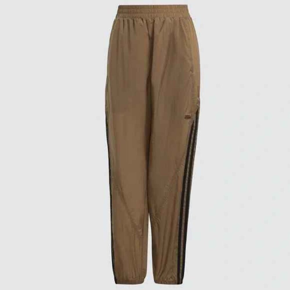 Adidas Originals Nylon track pants S NWT tan/black - Picture 3 of 5